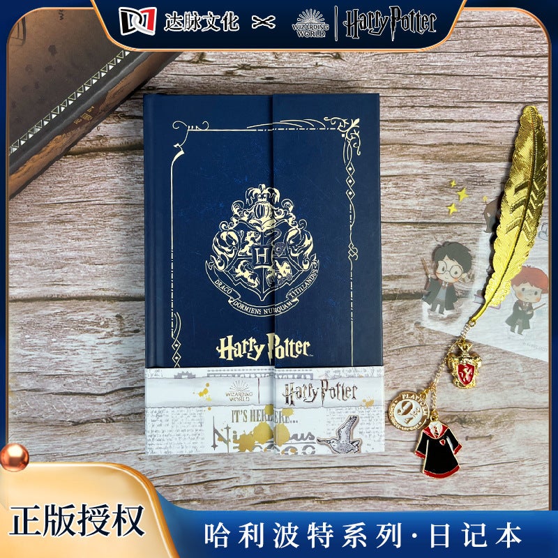 Harry Potter Notebook Hardcover Diary Harry Potter College Peripheral Notebook Students Retro Hand Account Gift - Image 3